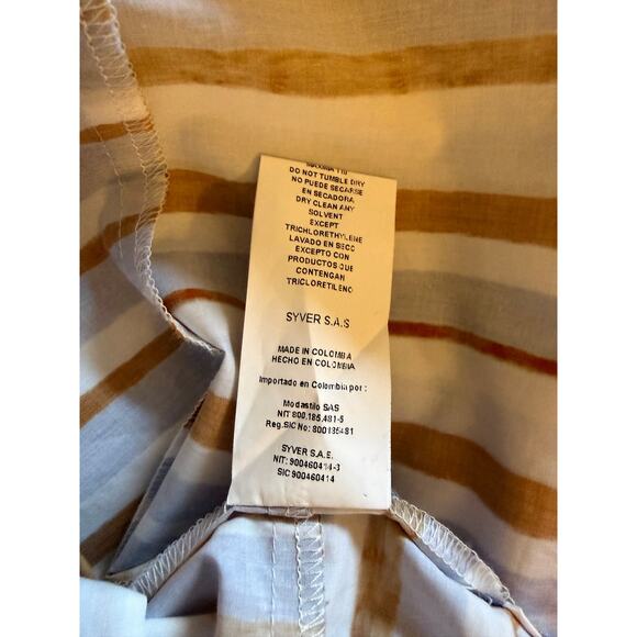 Silvia Tcherassi Manrola Striped 3/4-Sleeve Shirt - Picture 4 of 7